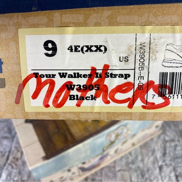 Propét Tour Walker 2 Strap Sneakers Black Work Loafers Womens Size 9 - Picture 9 of 11